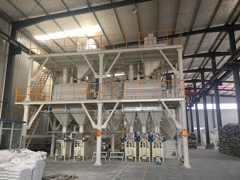 Dry mortar production line,